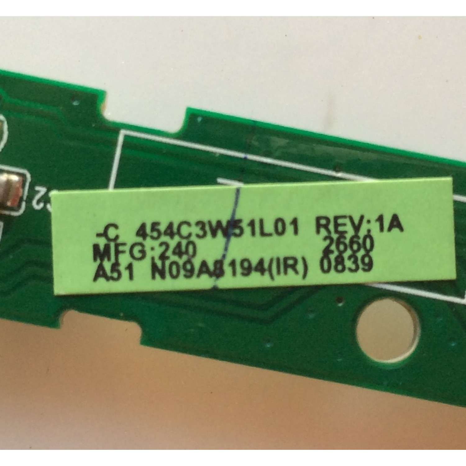 SENSOR TOSHIBA VTV-IR40615-1 / MODELO 40l2200U - Imagen 2